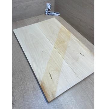 Клён Белый Явор, Волнистый заготовка на топ Тангент А Волна А 20х175х537 мм - 2 шт (книжкой)-16