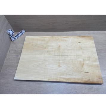 Клён Белый Явор, Волнистый заготовка на топ Тангент А Волна А 20х175х537 мм - 2 шт (книжкой)-0