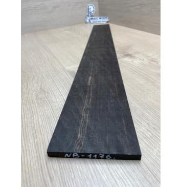 Эбен Чёрный Волнистый заготовка накладки для бас-гитары Радиал АА Волна ААА 8,5х105-77х705 мм-6