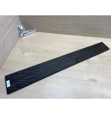 Эбен Чёрный Волнистый заготовка накладки для бас-гитары Радиал АА Волна ААА 8,5х105-77х705 мм-8