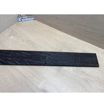 Эбен Чёрный Волнистый заготовка накладки для бас-гитары Радиал АА Волна ААА 8,5х105-77х705 мм-9