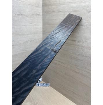 Эбен Чёрный Волнистый заготовка накладки для бас-гитары Радиал АА Волна ААА 8,5х105-77х705 мм-11