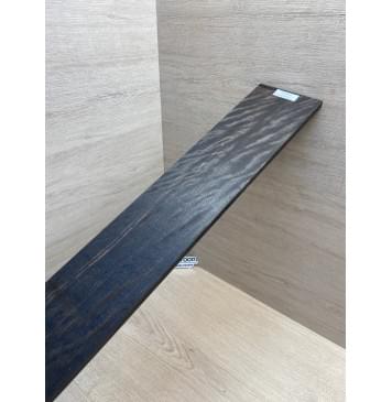 Эбен Чёрный Волнистый заготовка накладки для бас-гитары Радиал АА Волна ААА 8,5х105-77х705 мм-16