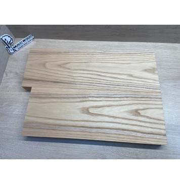 Ясень Белый Оливковый заготовка корпуса Тангент ААА 46х185х540-500 мм, 661 кг/м3, 2 шт-8