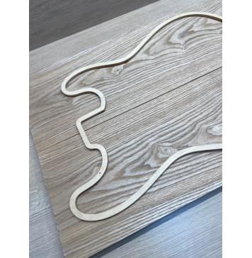 Ясень Дальневосточный заготовка на топ Тангент АА 18х190х515 мм, 615 кг/м3, 2 шт, книжкой-6