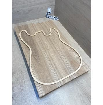 Ясень Дальневосточный Лёгкий заготовка корпуса Тангент А 47х167х560-535 мм, 584 кг/м3, 2 шт-0