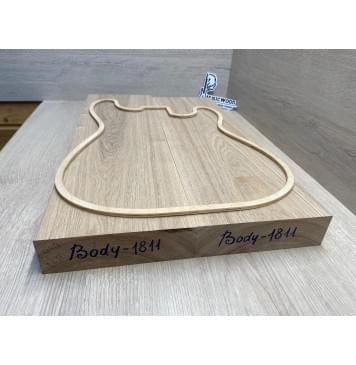 Ясень Дальневосточный Лёгкий заготовка корпуса Тангент А 47х167х560-535 мм, 584 кг/м3, 2 шт-9