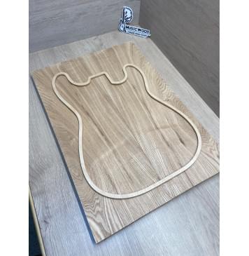 Ясень Дальневосточный Лёгкий заготовка на топ Смешанный АА 20х195х560 мм, 593 кг/м3, 2 шт, книжкой-7