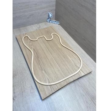 Ясень Дальневосточный Лёгкий заготовка на топ Тангент ААА 19х173-170х540 мм, 560 кг/м3, 2 шт, книжкой-1