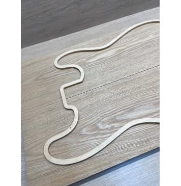 Ясень Дальневосточный Лёгкий заготовка на топ Тангент ААА 19х173-170х540 мм, 560 кг/м3, 2 шт, книжкой-4