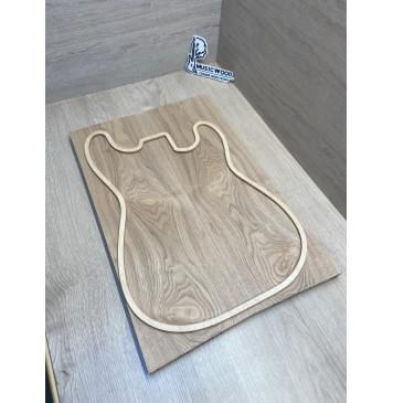 Ясень Дальневосточный Лёгкий заготовка на топ Тангент ААА 19х175-170х510 мм, 547 кг/м3, 2 шт, книжкой-7