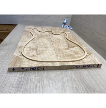 Ясень Дальневосточный Волнистый заготовка на топ Смешанный ААА Волна ААА 20х195х560 мм, 638 кг/м3, 2 шт, книжкой-11