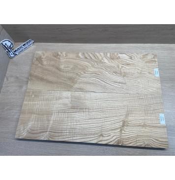 Ясень Дальневосточный Волнистый заготовка на топ Смешанный ААА Волна ААА 20х195х560 мм, 638 кг/м3, 2 шт, книжкой-19