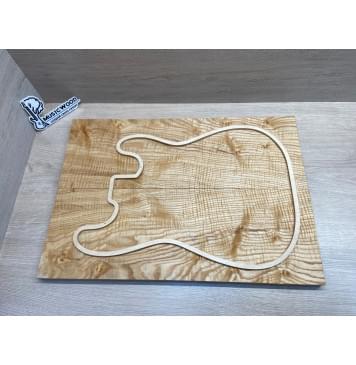 Ясень Дальневосточный Волнистый заготовка на топ Смешанный ААА Волна ААА 20х195х560 мм, 638 кг/м3, 2 шт, книжкой-5