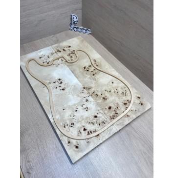 Тополь Кап заготовка на топ Смешанный ААА Кап ААА 17х180х540 мм 2 шт, книжкой-2