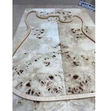 Тополь Кап заготовка на топ Смешанный ААА Кап ААА 17х180х540 мм 2 шт, книжкой-4