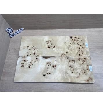 Тополь Кап заготовка на топ Смешанный ААА Кап ААА 17х180х540 мм 2 шт, книжкой-10