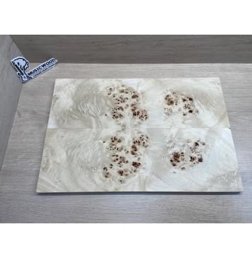 Тополь Кап заготовка на топ Смешанный ААА Кап ААА 17х180х540 мм 2 шт, книжкой-4