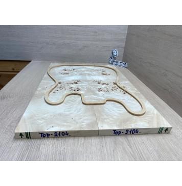 Тополь Кап заготовка на топ Смешанный ААА Кап ААА 17х180х540 мм 2 шт, книжкой-1