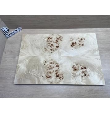 Тополь Кап заготовка на топ Смешанный ААА Кап ААА 17х180х540 мм 2 шт, книжкой-2