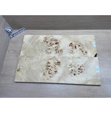 Тополь Кап заготовка на топ Смешанный ААА Кап ААА 17х180х540 мм 2 шт, книжкой-3