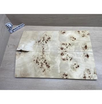 Тополь Кап заготовка на топ Смешанный ААА Кап ААА 16х180х520 мм 2 шт, книжкой-11