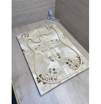 Тополь Кап заготовка на топ Смешанный ААА Кап ААА 17х190х505 мм 2 шт, книжкой-11