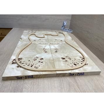 Тополь Кап заготовка на топ Смешанный ААА Кап ААА 17х190х505 мм 2 шт, книжкой-1