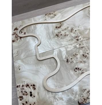 Тополь Кап заготовка на топ Смешанный ААА Кап ААА 17х190х505 мм 2 шт, книжкой-3