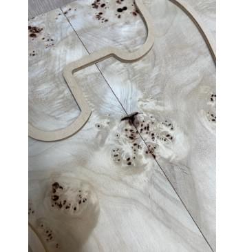 Тополь Кап заготовка на топ Смешанный ААА Кап ААА 17х190х505 мм 2 шт, книжкой-5