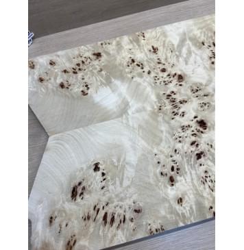 Тополь Кап заготовка на топ Смешанный ААА Кап ААА 17х180х540-500 мм 2 шт, книжкой-8