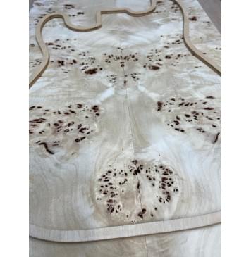 Тополь Кап заготовка на топ Смешанный ААА Кап ААА 17х180х540-500 мм 2 шт, книжкой-9