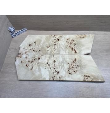 Тополь Кап заготовка на топ Смешанный ААА Кап ААА 17х180х540-500 мм 2 шт, книжкой-2