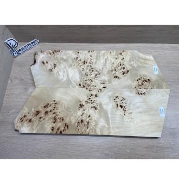 Тополь Кап заготовка на топ Смешанный ААА Кап ААА 17х180х540-500 мм 2 шт, книжкой-5