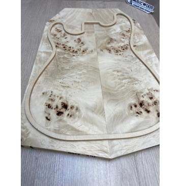 Тополь Кап заготовка на топ Смешанный АА Кап АА 15х190-167-105х540-410 мм 2 шт, книжкой-2