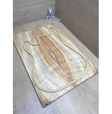 Клён Американский Ashleaf заготовка на топ Смешанный ААА 10х180х540-515 мм 2 шт, книжкой-0