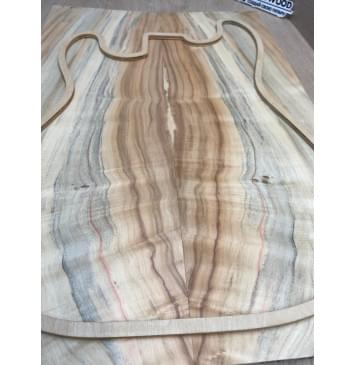 Клён Американский Ashleaf заготовка на топ Смешанный ААА 10х180х540-515 мм 2 шт, книжкой-5