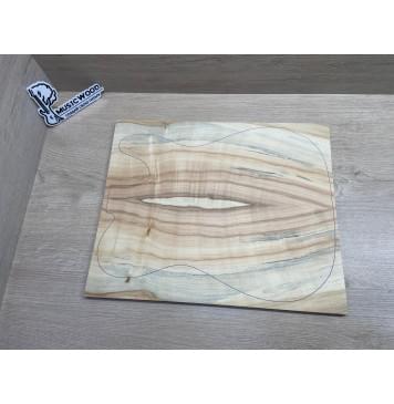 Клён Американский Ashleaf заготовка на топ Смешанный АА 10х170х415 мм 2 шт, книжкой-0