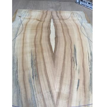 Клён Американский Ashleaf заготовка на топ Смешанный АА 10х170х415 мм 2 шт, книжкой-2