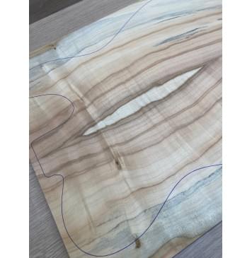 Клён Американский Ashleaf заготовка на топ Смешанный АА 10х170х415 мм 2 шт, книжкой-3