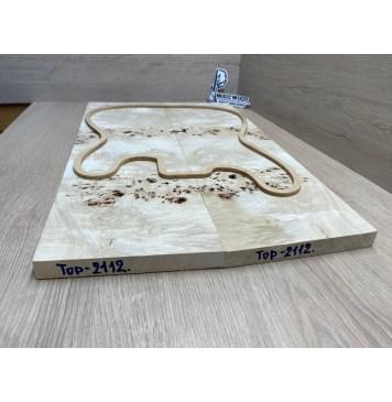 Тополь Кап заготовка на топ Смешанный ААА Кап ААА 17х179-159х600 мм 2 шт, книжкой-4