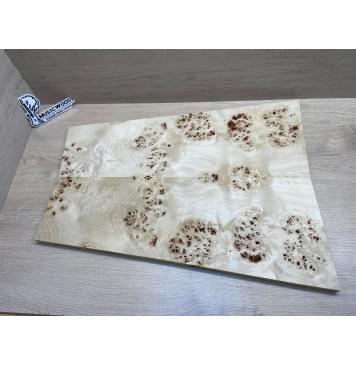 Тополь Кап заготовка на топ Смешанный ААА Кап ААА 17х240-160х630-605 мм 2 шт, книжкой-0