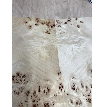 Тополь Кап заготовка на топ Смешанный ААА Кап ААА 17х240-160х630-605 мм 2 шт, книжкой-7