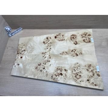 Тополь Кап заготовка на топ Смешанный ААА Кап ААА 17х240-160х630-605 мм 2 шт, книжкой-1