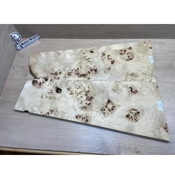 Тополь Кап заготовка на топ Смешанный ААА Кап ААА 14х240-160х630-555 мм 2 шт, книжкой-9