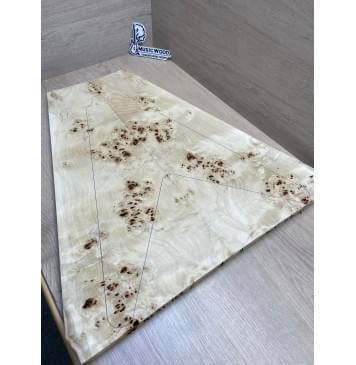 Тополь Кап заготовка на топ Смешанный ААА Кап ААА 18х280-115х635-610 мм 2 шт, книжкой-2