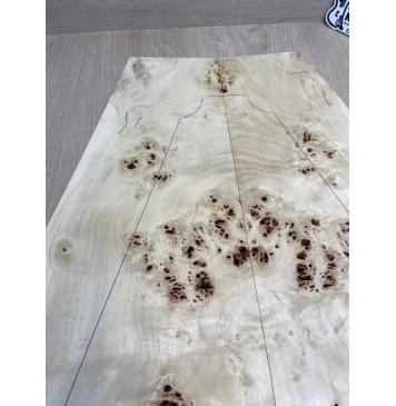 Тополь Кап заготовка на топ Смешанный ААА Кап ААА 18х280-115х635-610 мм 2 шт, книжкой-5