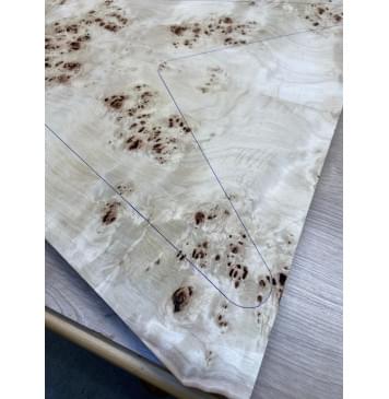 Тополь Кап заготовка на топ Смешанный ААА Кап ААА 18х280-115х635-610 мм 2 шт, книжкой-6