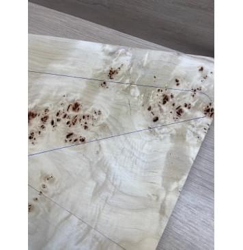 Тополь Кап заготовка на топ Смешанный ААА Кап ААА 18х280-115х635-610 мм 2 шт, книжкой-7