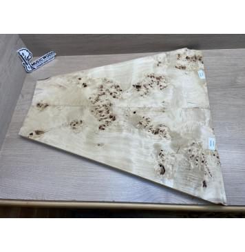 Тополь Кап заготовка на топ Смешанный ААА Кап ААА 18х280-115х635-610 мм 2 шт, книжкой-1